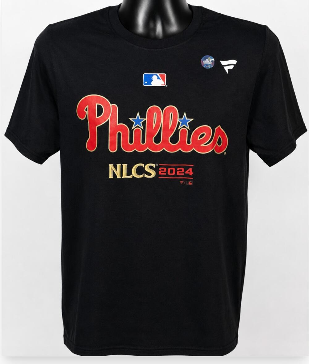 PHILADELPHIA PHILLIES MLB FANATICS NLCS BLACK SHIRT MENS MEDIUM NWOT